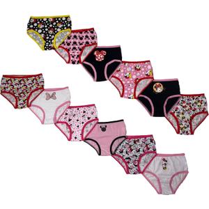 Disney girls Minnie Mouse Exclusive 12-PK Avent Box of Panties Perfect for Gifting & Potty Training Fun in Size 4T