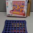 4 in a Row Connect Game, Travel Board Games for Kids Adults, Get 4 in a Row to Win - 9 x 7.4 inchesBlue