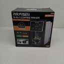 AIRMSEN 3 in 1 Single Serve Coffee Maker with Grinder, K Cup Coffee Machine Compatible with Grounds and Beans, Instant Coffee Pot with 5 Grind Levels & 6-14oz Cup Sizes, BPA-Free