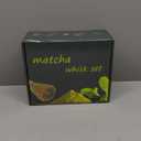 Taruzil Matcha Whisk Set with Matcha Bowl, Matcha Bamboo Whisk, Scoop, Sifter, Matcha Whisk Holder Unique Gifts for Women Mom Her Girl Friend Home Kitchen Decor Gifts for Christmas, Birthday