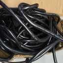 16/3 100 Ft Outdoor Extension Cord Waterproof, Weatherproof & Flame Retardant Black 3 Prong Power Cord Outside for Lawn & Garden, 16AWG 10A 1250W 125V SJTW ETL Listed