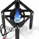 Horyanr Heavy Duty Single Propane Burner 100,000 BTU with 20 PSI Regulator