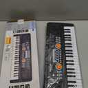 Raimy Piano Keyboard for Kids 49 Keys Portable Keyboard Piano Early Learning Educational Electronic Musical Instrument Toys Gifts for 3 4 5 6 7 8 9 Year Old Boys and Girls (Black)