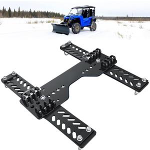 Universal Heavy Duty Alloy Steel ATV Snow Plough Mount,Replaces OEM #105745 & #10-5745,Black Powder Coated Finish
