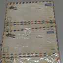 60 Pack Airmail Paper and Envelopes Set - Blue Writing Paper for Invitations, Love Letters, Letters to Troops, Christmas Letter - 8.5 x 11 Inch