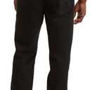 Levi's Men's 550 Relaxed Fit Jeans (Black, XL)