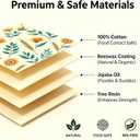 Reusable Beeswax Bread Bag for Homemade Bread, Extra Large 13"x17" Cotton Sourdough Bread Storage Bags, Wide-Opening L-Zipper Beeswax Bread Keeper for Baker Essentials (2 Pack)