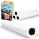 4 x Marspark 4 Rolls 20lb Uncoated Inkjet Bond Paper 30" x 150' 2" Core 80 GSM Ideal for General Purpose Compatible with Most Black and White Inkjet Printers Pen Plotting