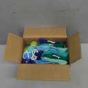 2 PCS Pre-Strung 3D Felt Happy Birthday Banner - Reusable Blue and Green Happy birthday Decorations Sign,Handmade Wool Felt Ball Garland, Pom Pom Garland, Party Decor, Photo Prop