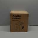 Aeitto Ice Makers Countertop, 9 Ice Cubes Release in 6 Mins, 26Lbs/24H, 2 Sizes of Bullet Ice Machine,Self-Cleaning Portable Ice Maker with Ice Scoop and Basket for Home Kitchen Office RV Bar, Black