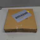 Round Decorative Tray Wood Bathroom Counter Organizer Farmhouse Kitchen Decor Wooden Riser for Soap Dish, Perfume, Candle, Sponge, 10" - Brown