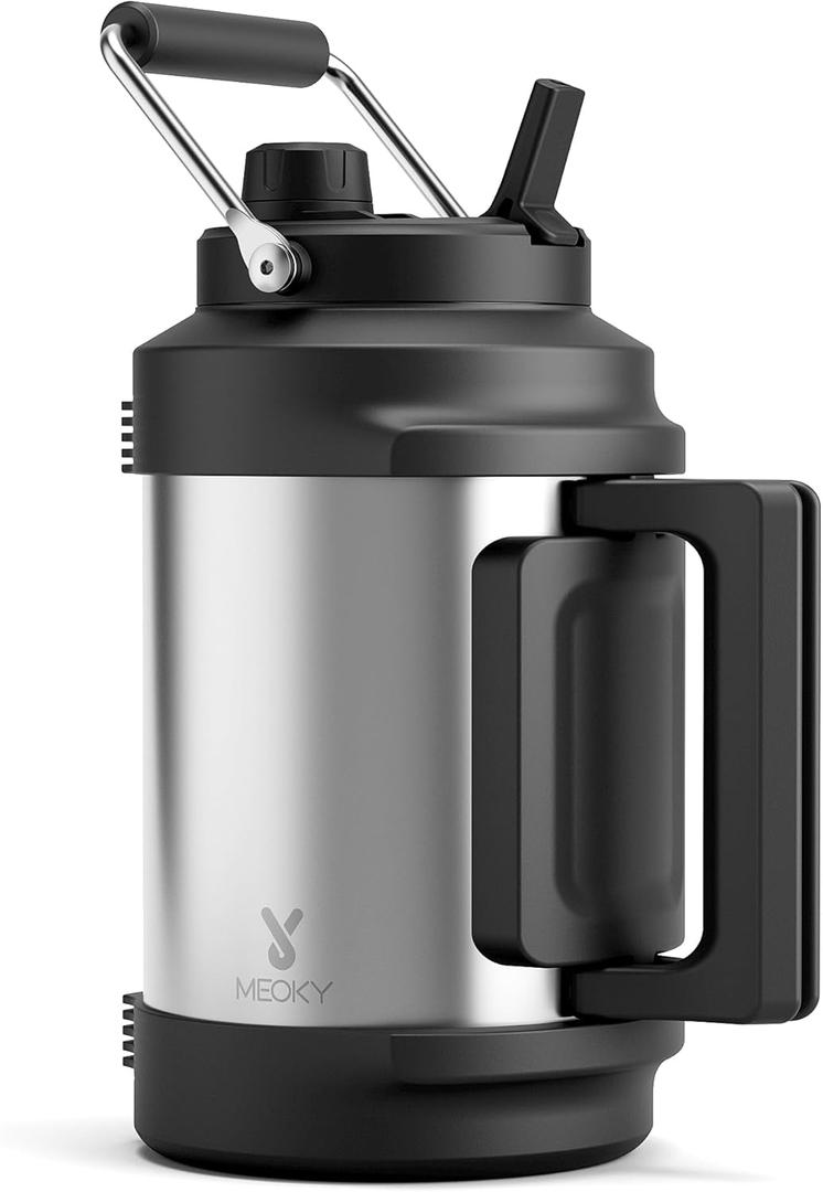 Meoky 1 Gallon Insulated Water Bottle (Steel)