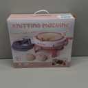 SENTRO 48 Needles Knitting Machine with Electric Adapter, Smart Weaving Loom Round Spinning Crochet Knitting Machines with Row Counter and Crank Handle Adapter Hex Steel Bit for Automatic Knit