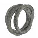 1/2"x122" Lawn Mower Deck Belt Made with Kevlar for Cub Cadet 754-04153 954-04153 954-04153A 754-04118 954-04118 1757811YP 01005376 01005376P LT1045 i1046 LT1046 46" Deck