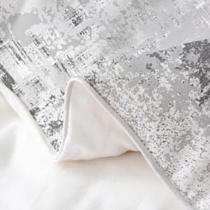 jejeloiu Gray Abstract Art Bedding Set for Girls Boys Kids Twin Size Modern Decorative Comforter Cover Room Decor Geometric Duvet Cover 100% Cotton Stripes 2Pcs Breathable Soft,No Comforter