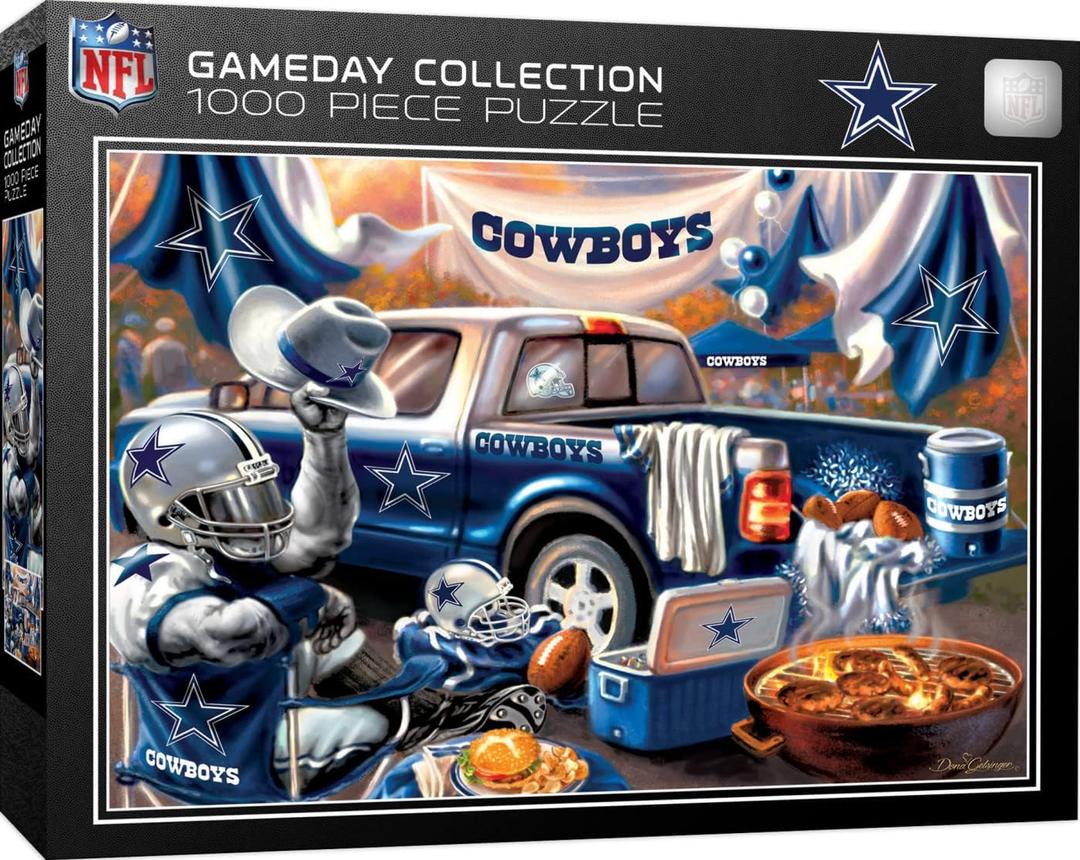 MasterPieces - 1000 Piece Jigsaw Puzzle, NFL Dallas Cowboys, Fun for Adults and Family, Non-Glare Finish, 19.25"x26.75"