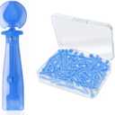 50 Pack Disposable Blackhead Remover Tools, 50 Count Professional Acne & Blemish Extractor Set for Whitehead, Comedone, Pimple Removal  Salon & Home Use