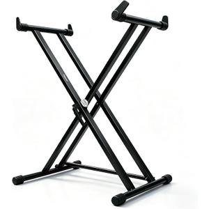 Heavy Duty Keyboard Stand, Infinitely Adjustable Double X Piano Stand