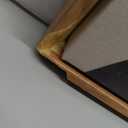 Large Abstract Watercolor Block Framed Canvas Wall Art,Colorful Neutral Geometric Wall Decor,Beige Blue and Brown Artwork,Modern Minimalist Line Art Print for Living Room,Bedroom- 24"x36"x3