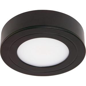 Armacost Lighting PureVue SoftBright-White (3000K) Dimmable LED Puck Light, Matte Black Finish, (233413)