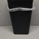 N. NETDOT 3 Pack 3 Gallon Small Trash Can with Lid, Bathroom Garbage Can with PopUp Lid, Waste Basket for Bathroom, Kitchen, Bedroom, Powder Room, Craft Room, Office, College (Black)