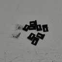 10Pcs Metal Mirror Clips Wide Channel Mirror Hanger Clip Kit Large Heavy Retainer Clips for Mirrors with Screw Mirror Clips for Wall Mounting Frameless Mirror Billboard Displays Tile Display