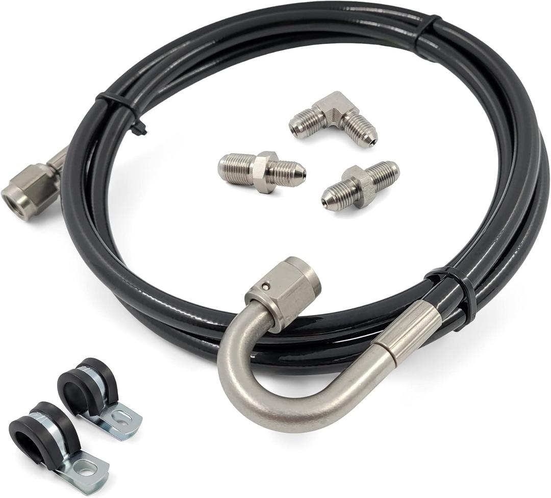 Clutch Line Kit - Compatible with Honda Civic Crx - Compatible with Acura Integra with K20 K24 K-Series Swap