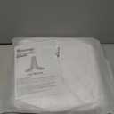 Bed Canopy with Lights, Bed Canopy for Girls Princess with Luminous Stars, Canopy Bed Curtains for Twin Size Bed, Baby Kids Adult Indoor Decor Bedroom Reading Nook Outdoor Camping, White (433"W x 110.2"L (Pack of 1))