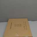 Small Round Side Table - 3-Tier Oval Accent Table for Small Spaces, Rustic Wood and Metal Couch End Table, Nightstand for Bedroom or End Table Living Room, Easy to Assemble, Rustic Walnut (1-Pack)