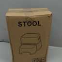 Toddler Step Stool,2 Step Stools for Kids with Anti-Slip Surface and Rubber Bottom, Kids Step Stool Poop Stool for Toilet Potty Training, Bathroom, Kitchen(Include 2 Ducks) (Gray)