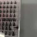 Manga Lash Clusters Kit Spiky Eyelash Clusters Wet Look Clear Band Lash Extension Kit C Curl Cluster Eyelash Extensions with Waterproof Lash Glue and Tweezers DIY at Home (Fairy Kit)