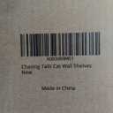 Chasing Tails Cat Wall Shelves - Four Step Cat Shelf with Scratch Board, Cat Shelves and Perches for Wall, Sturdy Cat Wall Furniture for Indoor Cats, Cat Climbing Shelves, Cat Steps Wall Mounted