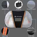 Bike Cover for Car Rack Transport | Waterproof 600D Oxford, 2-Bike Capacity, License Plate Window, Reflective Strips, Quick-Release Buckles | Fits SUVs, RVs, Trucks