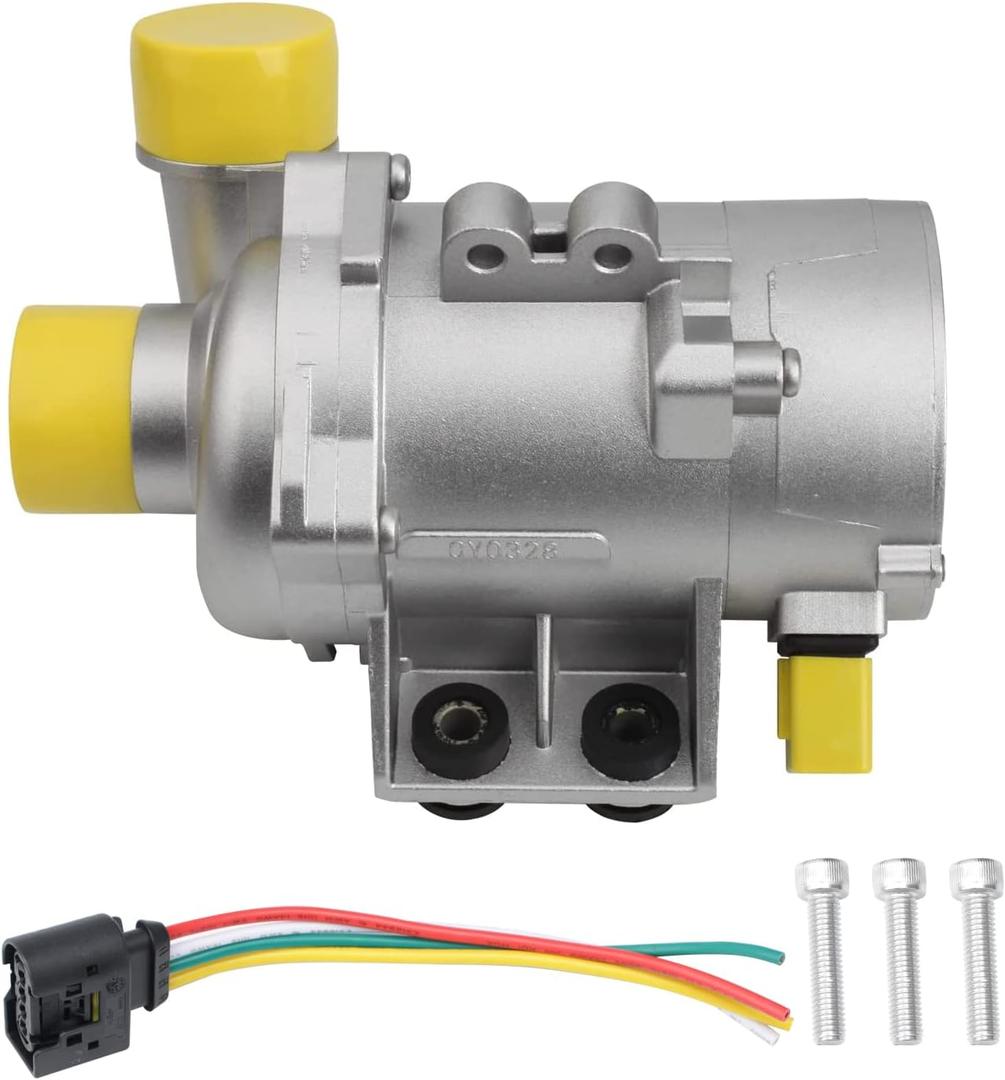 Electric Engine Water Pump W/Thermostat 11517521584 Compatible with BMW X3 Z4 X5 328i 323i 128i 528i Replaces OE# 11517546994 11517563183 11517586924
