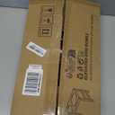 Metal Raised Dog Bowl, 10" Height Tall Elevate Dog Feeder Stand with 2 Stainless Steel 42oz Bowls & 16x24 Non-Slip Mat  Stronger Dogs Food & Water Bowl Stand (Grey)