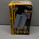 YELLOW JACKET Car Jack Stands 3 Ton with Double Locking and Large Foot Base for Lifting SUVS, Heavy Duty Steel, 6600 lb Capacity, 1 Pair, Yellow