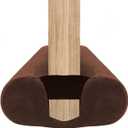 BKSAI Door Draft Stopper for Doors No Adhesive Draught Excluder Under Door Wind Blocker for Bottom of Door,Reduce Noise Draught Excluder Sweep Sound Proof (Brown 24-29IN / Distance Under The Door 1IN)