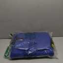 Everlasting Comfort Stadium Seats with Back Support - Adjustable Memory Foam Bleacher Chairs with Back and Cushion, Portable, Easy Folding Stadium Seat Cushion with Storage Pocket (02. Blue)