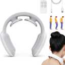 Soothely Shiatsu Neck & Shoulder Massager - 3 Modes & 15 Gears with Heat for Pain Relief (White)