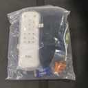 TCL 52" Modern Ceiling Fan with Lights, 5 Blades, 6 Speeds DC Reversible, Dimmable, White Flush Mount for Bedroom, Living Room and Garage