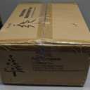 3 Ft Green Tinsel Christmas Tree Dual Color Change 12 Modes Timer DIY 50 Warm White & Multicolor Lights Star 15 Ball Ornaments Small Artificial Full Xmas Tree Battery Operated Table Home Indoor