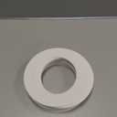 PATIKIL Flat Washers, 10 Pcs 102mm OD 57mm ID 3mm Thickness DN50 PTFE Seal Washers Flange Gasket Sealing Gasket for Faucet Pipe Water Hose
