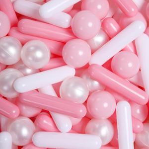 5 x STARBOLO Ball Pit Balls for Kids -Pack of 150 200 500 Colorful Ball Pit Balls Crush Proof Plastic Toy Balls for Toddlers Ball Pit, Ball Pit Play Tent, Baby Pool Water Toys (120, Pink/White/Pearl Pink/Pearl White)