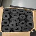 12 or 16-Pack Value Yoga Mat, 68" x 24" Non Slip Exercise Mat, 3mm Thick Gym Mat, Bulk Non Toxic Yoga Mats for Schools and Studios (Black)