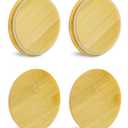 TERESRY
Replacement Wooden Lids for Pyrex, Anchor Hocking Glass Containers 7200 * 4, Bamboo Lids for Pyrex 2Cup Glass Bowls, Bowl Covers with Leakproof Silicone Gasket 4 Pack