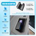 EDBETOS Atlas Door Side Storage Box Handle Container Compatible with 2018-2023 VW Atlas/Atlas Cross Sport Accessories, ABS Inner Door Handle Organizer Phone Pocket Insert Tray Glove Pallet, 4PCS Set