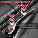 2PCS Car Seat Gap Organizer, Car Seat Gap Filler Storage Bag with Phone Holder, Upgraded Multifunctional Car Seat Gap Blocker Plug to Prevent Dropping, Universal Car Accessories (Black)