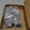 4 Pack Heavy Duty C Clamp, Black Adjustable Woodworking Clamps Shelf Clamps for for Furniture Table Installation Desk Extension Panel Work Welding and Construction