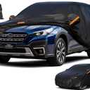 Kayme 7 Layers SUV Car Cover Custom Fit for Subaru Outback (1994-2025) Waterproof All Weather for Automobiles, Outdoor Full Cover Rain Sun UV Protection.Black