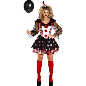 Morph Scary Clown Costume Womens Halloween Costumes For Womens Clown Costume Jester Halloween Outfit Women (X-Large) Morph Scary Clown Costume Womens Halloween Costumes For Womens Clown Costume Jester Halloween Outfit Women (X-Large)